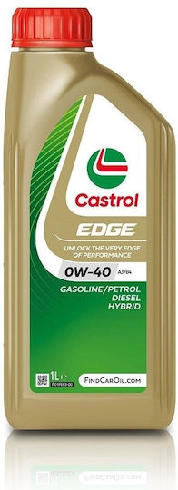 Castrol Edge Edge Συνθετικό Λάδι Αυτοκινήτου 0W-40 1lt