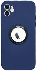 Nuon Silicone Back Cover Navy Blue for iPhone 11