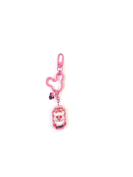 Mickey & Friends Keychain Pink