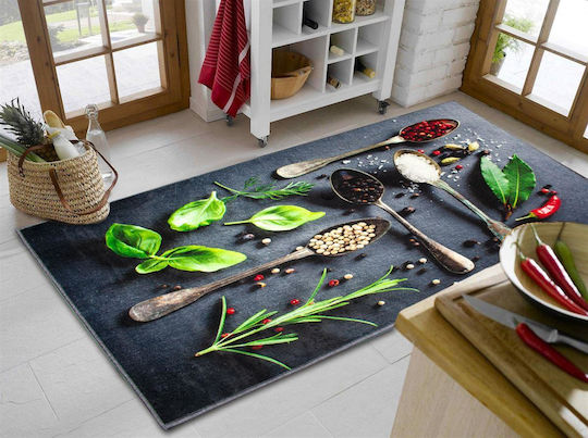 Dimcol Spices 245 Kitchen Mat Runner 67x150cm 33463057011 Gray Dimcol Spices 245 Kitchen Mat Runner 67x150cm 33463057011 Gray
