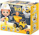 Kidslife Пластмасова Конструктивна Игра Екскаватор Камион 2 В 1 за Деца 3+ години+ Години