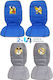 Auto Gs Single Seat Cover 2pcs Blue