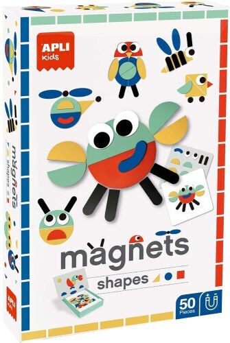 Apli Kids Μαγνητικό Παιχνίδι Κατασκευών Shapes για Παιδιά 3+ Ετών