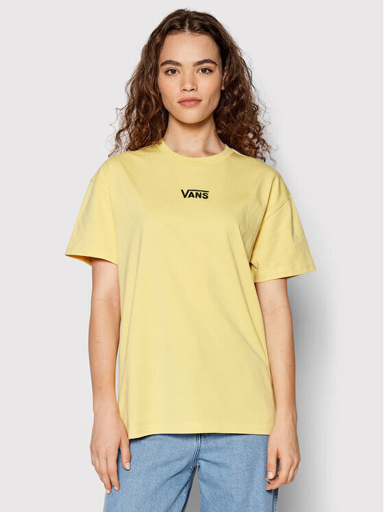 Vans Flying Γυναικείο Oversized T-shirt με V Λα...