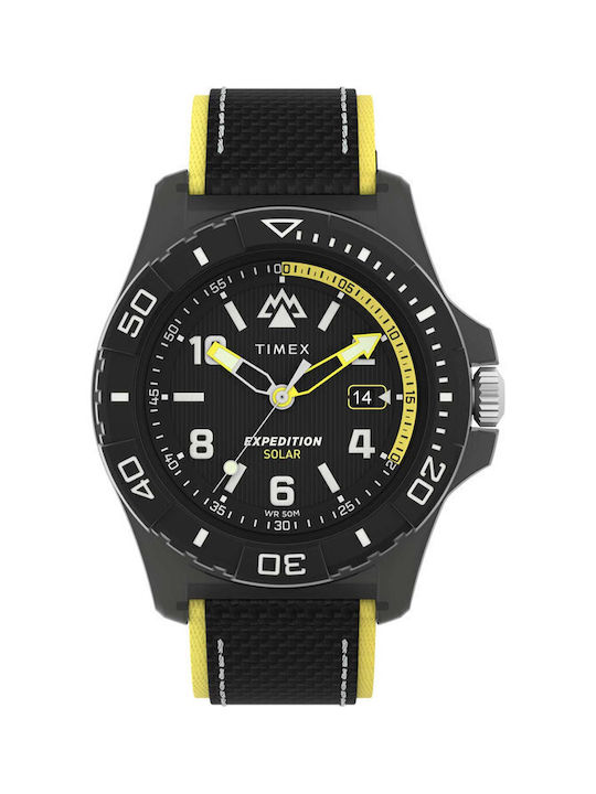 Timex Expedition North Ρολόι Solar με Μαύρο Υφασμάτινο Λουράκι