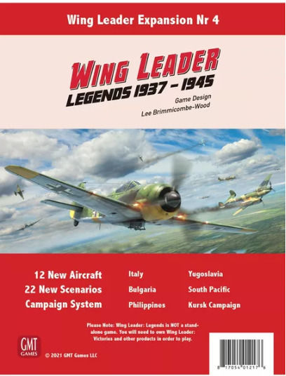 Game Expansion Wing Leader Legends 1937-1945 for 2 Players (EN) GMT Games