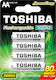 Toshiba Презареждащи батерии AA 1000mAh 1.2V 4бр