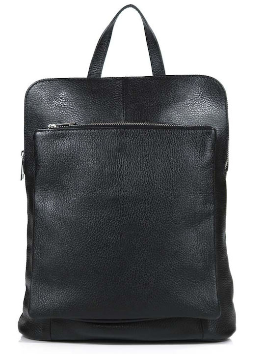 Passaggio Leather Leather Women's Bag Backpack Black