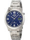 Master Time Ανδρικό Ρολόι 42mm Μπαταρίας με Ασημί Μεταλλικό Μπρασελέ