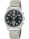 Master Time Ανδρικό Ρολόι 41mm Μπαταρίας Ασημί