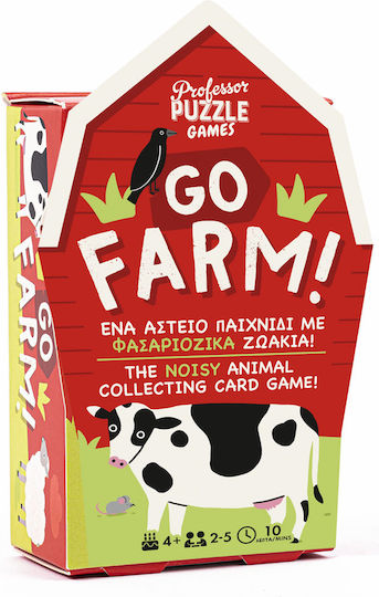 Board Game Go Farm - Φασαριόζικα Ζωάκια for 2-5 Players 4+ Years Old (EN) Professor Puzzle