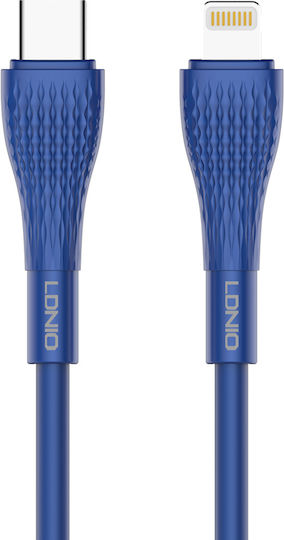 Ldnio LC672L USB-C to Lightning Cable 30W Μπλε 2m