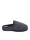 Men's Printed Slippers Grey - Blue