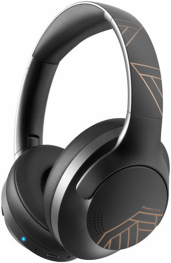 PowerLocus P3 Upgrade Безжични / Жични Over Ear Слушалки с 50 Часа Работа Черни