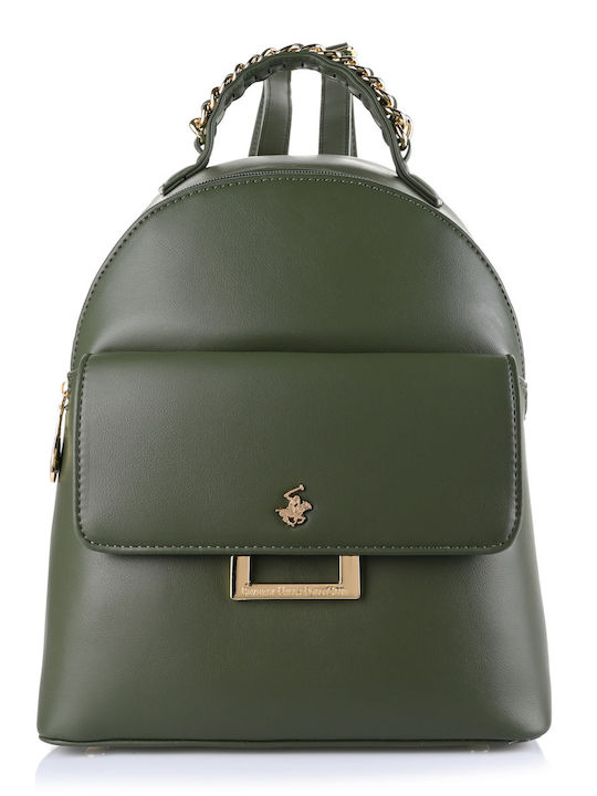 Beverly Hills Polo Club Damen Tasche Rucksack Grün