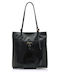 Damentasche Schultertasche Schwarz