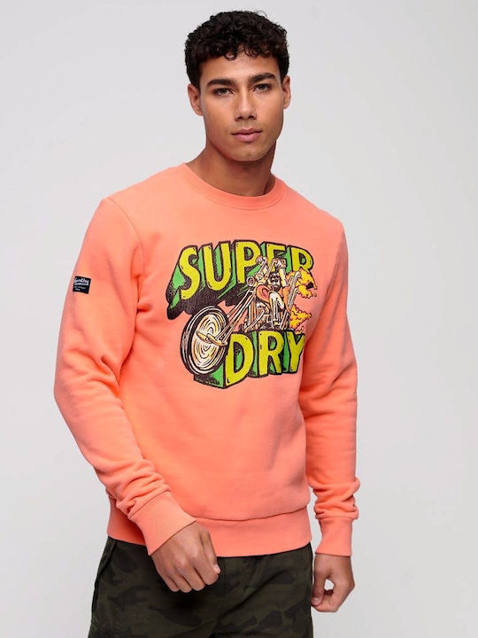 Superdry Graphic Men's Sweatshirt Orange