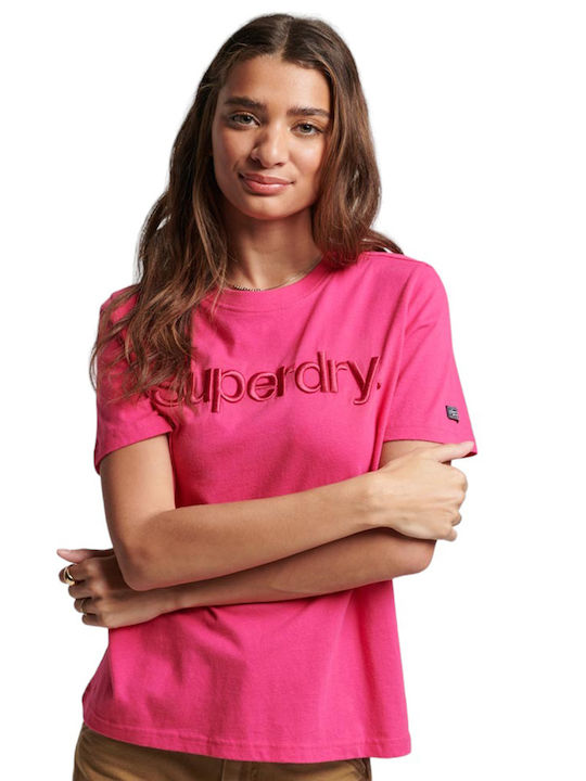 Superdry W Women's T-shirt Pink