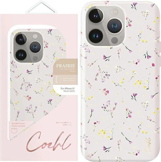 Uniq Coehl Prairie Back Cover Silicone / Plastic Pink (iPhone 15 Pro Max)