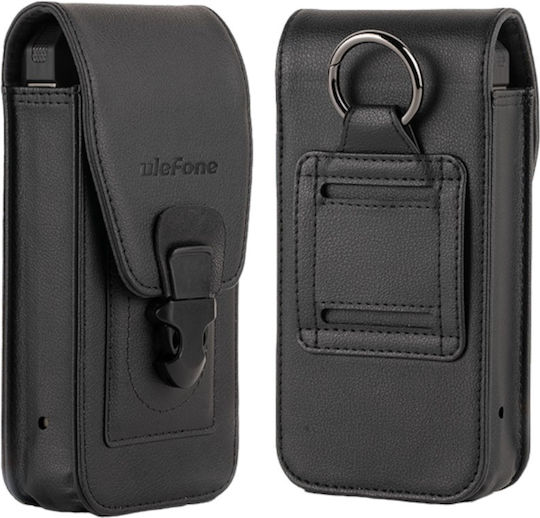 Ulefone Back Cover Synthetic Leather with Card Slot Black (Ulefone Armor 24 (Ulefone))
