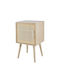 Nachttisch Beige 40x38x72cm
