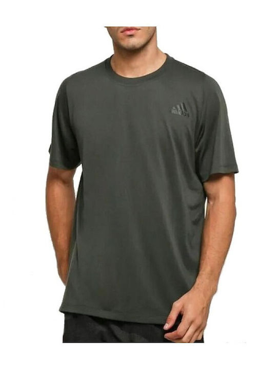 Adidas T-shirt Bărbătesc cu Mânecă Scurtă Gri