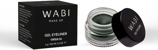 Wabi Beauty Gel Eye Liner Green 4ml