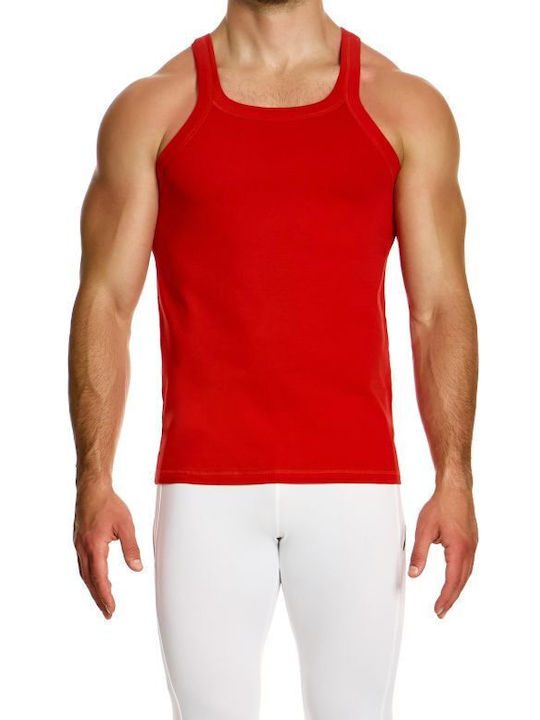 Modus Vivendi Men's Sleeveless Blouse Red