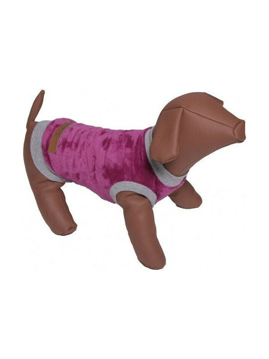 Woofmoda Поларена блуза на куче в Розов цвят S 28см.