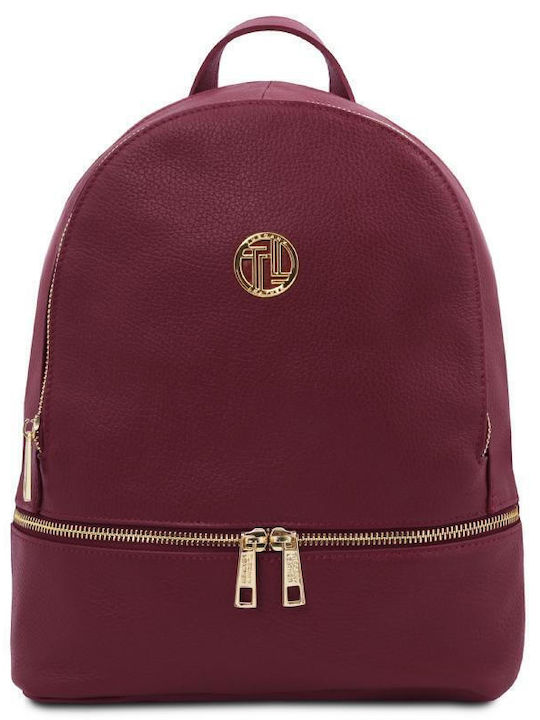Tuscany Leather Δερμάτινη Γυναικεία Τσάντα Πλάτ...