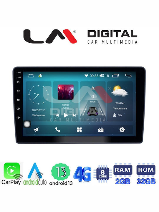 LM Digital Sistem Audio Auto Hummer H1 2010 > 2018 (Bluetooth/USB/WiFi/GPS/Apple-Carplay/Android-Auto) cu Ecran Tactil 9"
