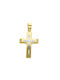 Mentzos Gold Kreuz 14K