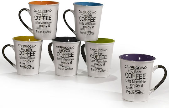 ArteLibre Coffee Ceramic White Mug 360ml