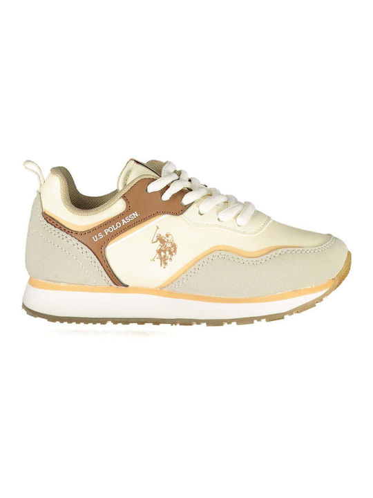 U.S. Polo Assn. Παιδικά Sneakers Μπεζ