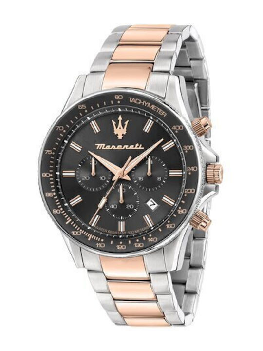 Maserati Sfida Ανδρικό Ρολόι 44mm Χρονογράφος Μ...