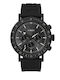Timex Мъжки Часовник 43мм Хронограф На батерия с Черен Каучукова Каишка