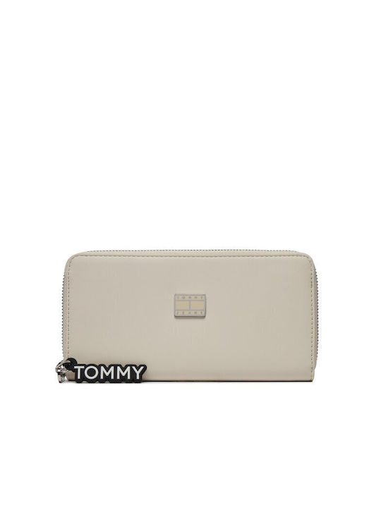 Tommy Hilfiger Tjw Groß Frauen Brieftasche Klassiker Beige