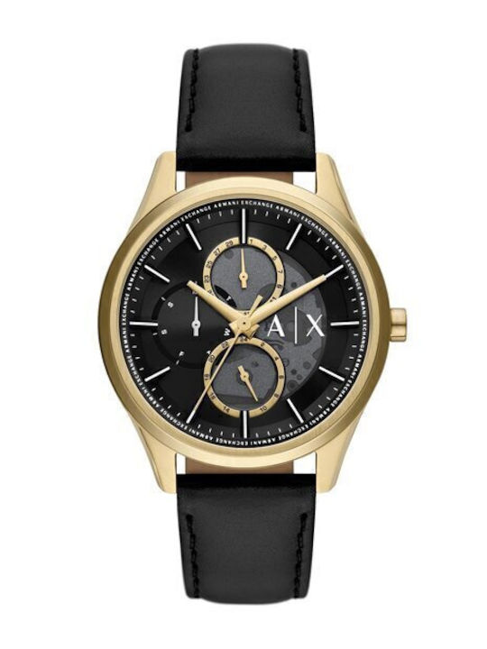 Armani Exchange Γυναικείο Ρολόι 42mm Μπαταρίας με Μαύρο Μεταλλικό Μπρασελέ