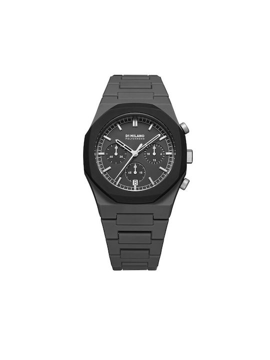 D1 Milano Watch Chronograph in Gray Color