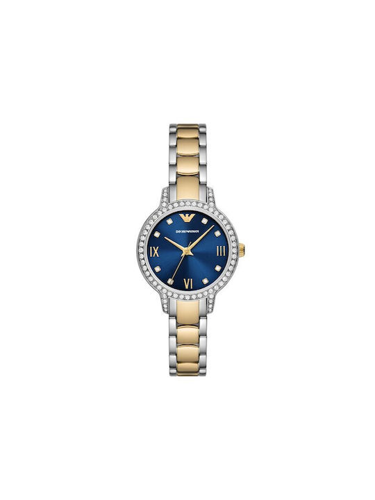 Emporio Armani Watch with Gold Metal Bracelet