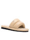 Damen Flache Sandalen Beigen