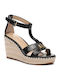 Hale Ii Women's Platform Espadrilles Black