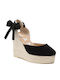 K 1.0 Platforme Dama Tip Espadrile Negre