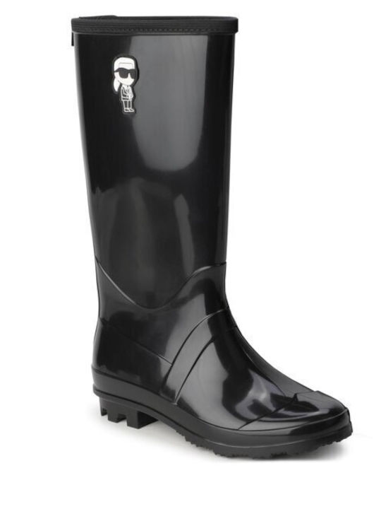 Karl Lagerfeld Kids Wellies Black