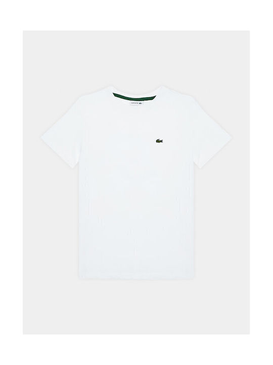 Lacoste Παιδικό T-shirt Λευκό