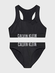 Calvin Klein Bikini Set Triangle Top & Slip Bottom Black