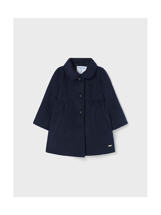 Mayoral Kids Coat Dark blue.