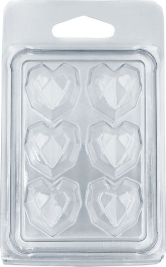 Themagio Αρωματικό Wax Melt Πλαστική Θήκη για Wax Melts 6 Θέσεων Καρδιές 35gr