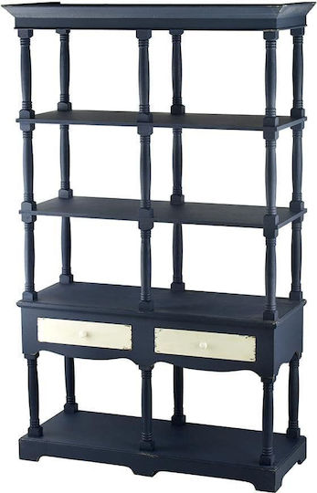 Bookcase Adela Wooden 129x49x207cm