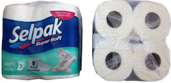 Selpak Toilet Paper 8 Rolls 3 Ply (115gr/Roll)